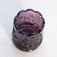 Vintage Small Purple Glass Toothpick Holder Cherry Designs