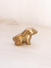 Vintage Small Brass Bunny Rabbit Figurine