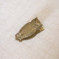Vintage Small Brass Owl Desk or Hanging Clip