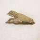 Vintage Small Brass Owl Desk or Hanging Clip