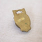 Vintage Small Brass Owl Desk or Hanging Clip