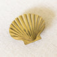 Vintage Small Brass Shell Shaped Trinket Dish