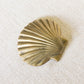 Vintage Small Brass Shell Shaped Trinket Dish
