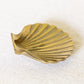 Vintage Small Brass Shell Shaped Trinket Dish