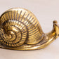 Vintage Small Brass Snail Figurine