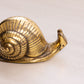 Vintage Small Brass Snail Figurine
