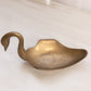Vintage Small Brass Swan Dish