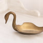 Vintage Small Brass Swan Dish