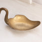 Vintage Small Brass Swan Dish