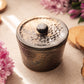 Vintage Small Copper Crock Club Inc Lidded Stoneware Crock