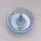 Vintage Small Fenton Blue Iridescent Glass Ring Holder