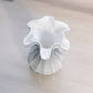 Vintage Small Fenton Gray Cased Glass Vase