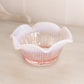 Vintage Small Fenton Pink Opalescent Glass Sheffield Bowl