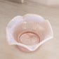 Vintage Small Fenton Pink Opalescent Glass Sheffield Bowl