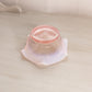 Vintage Small Fenton Pink Opalescent Glass Sheffield Bowl