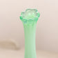 Vintage Small Fostoria Green Opalescent Glass Heirloom Bud Vase