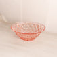 Vintage Small Imperial Diamond Block Pink Glass Bowl