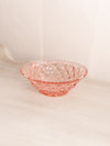 Vintage Small Imperial Diamond Block Pink Glass Bowl