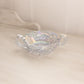 Vintage Small LE Smith Clear Glass 2 Handled Nappy Dish