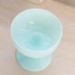 Vintage Small Light Blue Pedestal Glass or Dessert Dish
