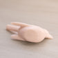 Vintage Small Light Pink Milk Glass Bird Figurine