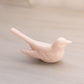 Vintage Small Light Pink Milk Glass Bird Figurine
