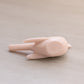 Vintage Small Light Pink Milk Glass Bird Figurine