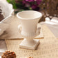Vintage Small White Narrow Napco Ceramic Urn Vase