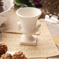 Vintage Small White Narrow Napco Ceramic Urn Vase