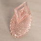 Vintage Small Oval Pink Glass Footed Salt Cellar Toothpick Holder