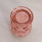 Vintage Small Pink Glass Moon & Star Toothpick Holder