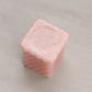 Vintage Small Pink Milk Glass Cameo Toothpick or Match Holder