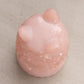 Vintage Small Pink Milk Glass Croesus 3-Toed Toothpick Holder