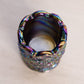 Vintage Small Purple Carnival Glass Daisy & Button Toothpick Holder