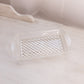 Vintage Small Rectangular Clear Glass Tray with Diamond Designs