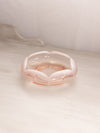 Vintage Small Duncan & Miller Shallow Pink Opalescent Glass Bowl