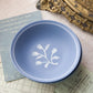 Vintage Small Wales Blue & White Ceramic Tulip Bowls (Set of 2)