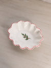 Vintage Small Westmoreland Holly Berry White Milk Glass Dish