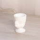 Vintage Small White Milk Glass Chicken Toothpick Egg Holder