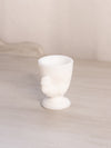 Vintage Small White Milk Glass Chicken Toothpick Egg Holder