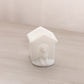 Vintage Small White Milk Glass Dog in Doghouse Toothpick Holder