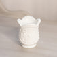 Vintage Small White Milk Glass Footed Toothpick Holder