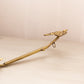 Vintage Brass Adjustable Double Candleholder Art Holder Wall Sconce