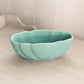 Vintage Teal Blue Green Oval Ceramic Planter