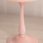 Vintage Thin Light Pink Milk Glass Shallow Compote