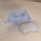 Vintage Tiara Medium Blue Satin Glass Elephant Lidded Dish