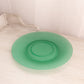 Vintage Large Green Satin Uranium Glass Underplate
