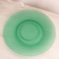 Vintage Large Green Satin Uranium Glass Underplate