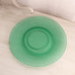 Vintage Large Green Satin Uranium Glass Underplate