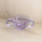 Vintage Tiffin Purple Neodymium Glass Empress Rams Head Bowl
